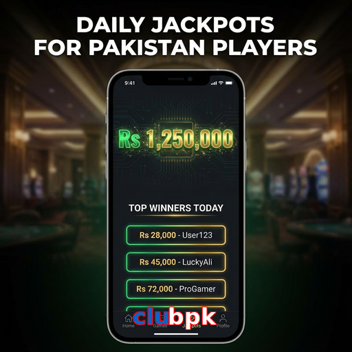 Game list for Clubpk win section